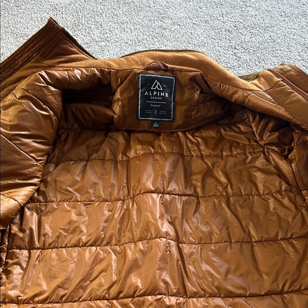Alpine Design Brown Multi Pocket Cozy Like New Outerwear
